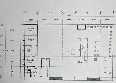 architectural floor plan of a building