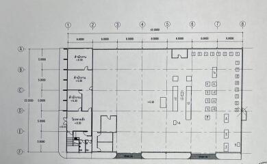 architectural floor plan of a building