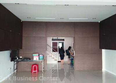 Main entrance area of a business center