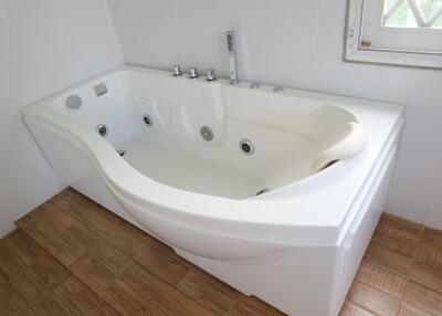 Modern bathtub with jets