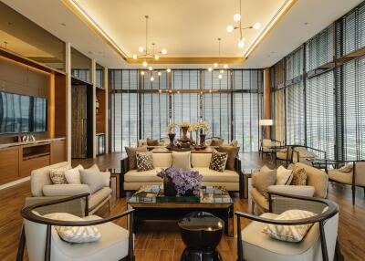 4 bed Condo in The Residences at Sindhorn Kempinski Hotel Bangkok Lumphini Sub District C021028