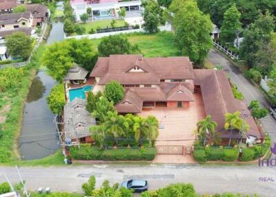 Grand 6 bedroom pool villa for sale in a great neighbourhood, Lanna Ville, near Meechok Plaza, Sanphisuea, Muang ,Chiang Mai