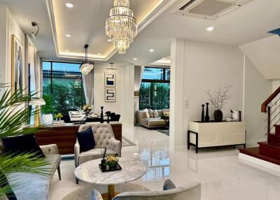 Modern living room with elegant decor