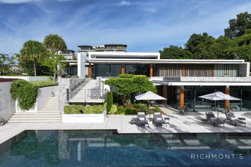 Modern luxury villa with pool