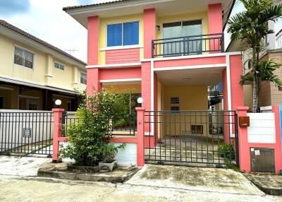 Exterior view of a two-story house