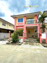 Exterior view of a two-story house