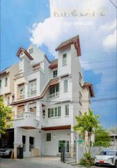 Exterior view of a multi-story residential building