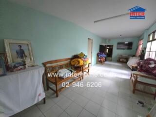 Living room with seating and decor