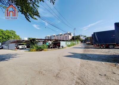 Parking and surrounding buildings