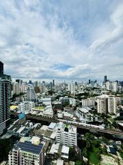 View of city buildings and skyline