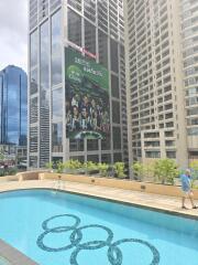 Residential buildings with a swimming pool