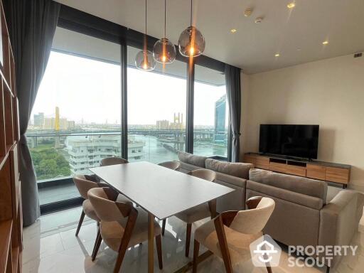 2-BR Condo at Canapaya Residences Rama 3 close to Phra Ram 3