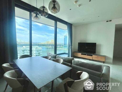 2-BR Condo at Canapaya Residences Rama 3 close to Phra Ram 3