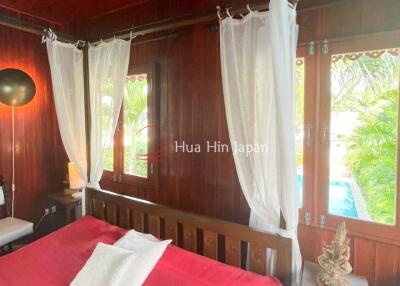 2.5 Bedroom Teakwood House with Private Pool for Rent near Bluport and BECC International School, off Soi 112 Hua Hin