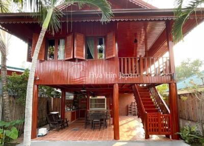 2.5 Bedroom Teakwood House with Private Pool for Rent near Bluport and BECC International School, off Soi 112 Hua Hin