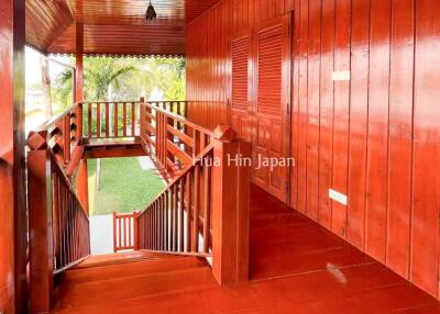 2.5 Bedroom Teakwood House with Private Pool for Rent near Bluport and BECC International School, off Soi 112 Hua Hin