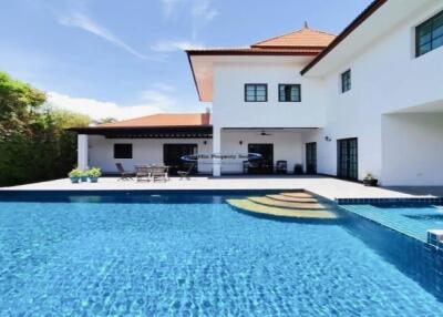 Palm Hills golf course Balinese style mansion pool villa for sale Hua Hin