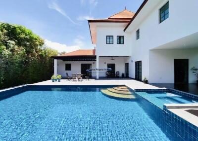 Palm Hills golf course Balinese style mansion pool villa for sale Hua Hin