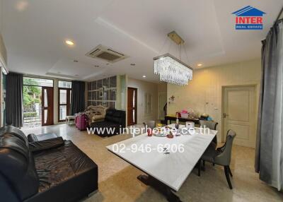 Spacious living area with modern amenities