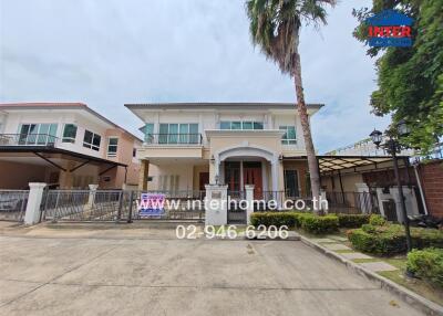 Exterior view of a two-story residential house