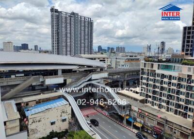 Cityscape view from a high vantage point