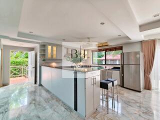 Spacious kitchen with modern appliances