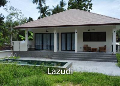 Spacious Coconut Lane pool villa with 2 bedrooms for sale on 600m2 of chanot land