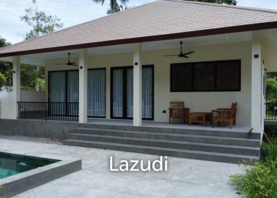 Spacious Coconut Lane pool villa with 2 bedrooms for sale on 600m2 of chanot land