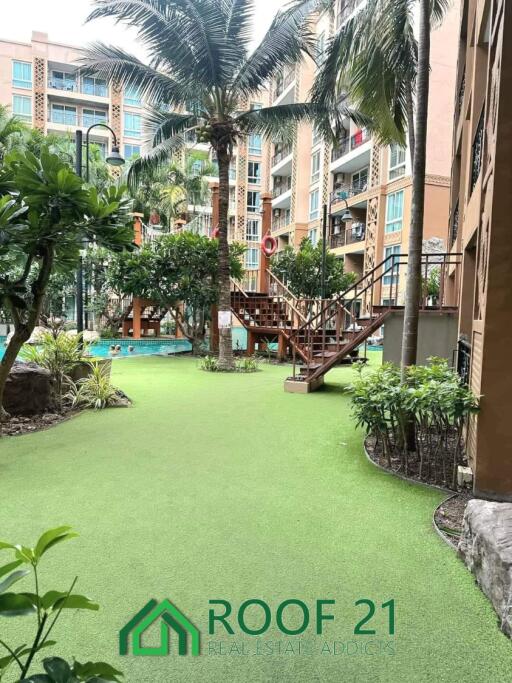 Fully Furnished 1-Bedroom in Resort-Style Condo Near Jomtien Beach – Perfect for Relaxation and Investment /S-0874