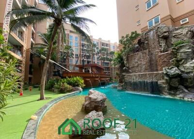 Fully Furnished 1-Bedroom in Resort-Style Condo Near Jomtien Beach – Perfect for Relaxation and Investment