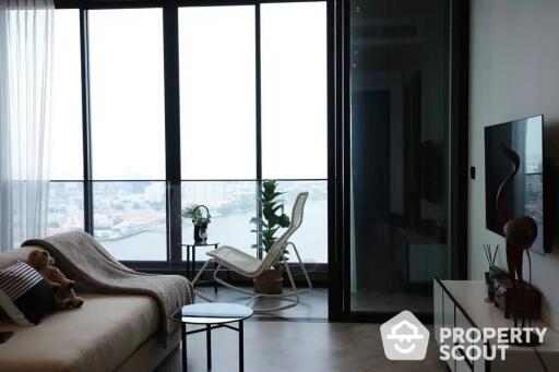 2-BR Condo at Chapter Charoennakhorn - Riverside near BTS Krung Thon Buri