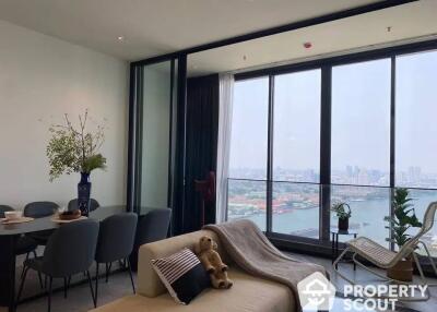 2-BR Condo at Chapter Charoennakhorn - Riverside near BTS Krung Thon Buri