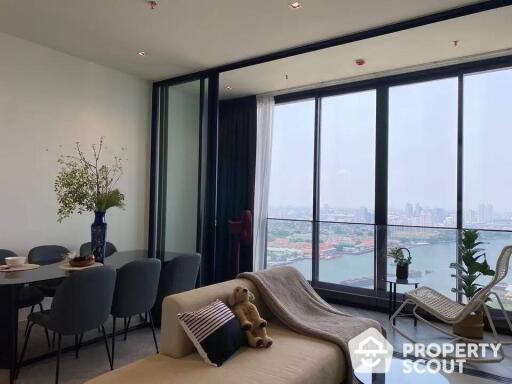 2-BR Condo at Chapter Charoennakhorn - Riverside near BTS Krung Thon Buri