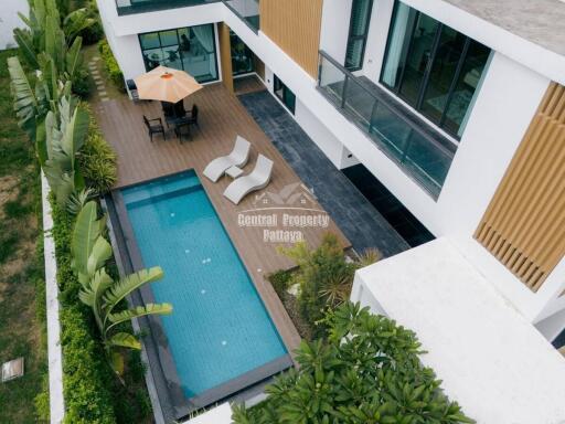 Stunning, 3 bedroom, 4 bathroom, pool villa for sale at Mabprachan Lake, East Pattaya.