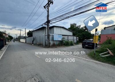 Street view with nearby buildings