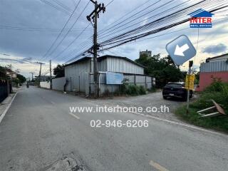 Street view with nearby buildings