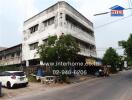 Street view of a multi-storey residential or commercial building