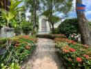 Garden path leading to a residential building