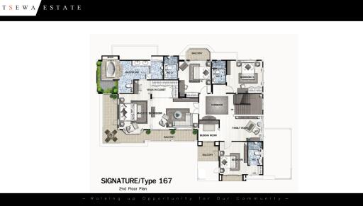 Floor plan of a property