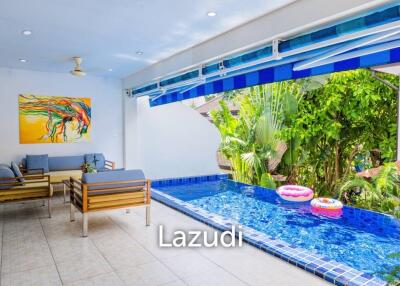 50m to the Beach, Townhouse with Private Pool in Bang Por