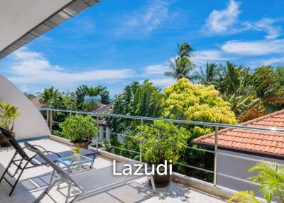 50m to the Beach, Townhouse with Private Pool in Bang Por