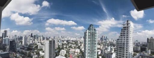 Panoramic view of city skyline