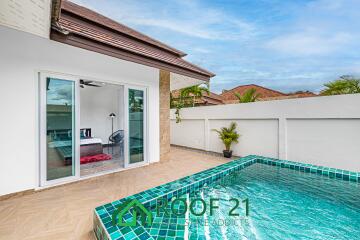 Ready to sell! New Private house with swimming pool and Large Garden, 3 bedrooms and 4bathrooms. Fully furnished