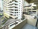 Balcony view of adjacent buildings