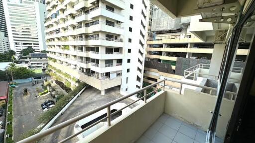 Balcony view of adjacent buildings