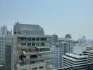 Cityscape view from a high-rise building