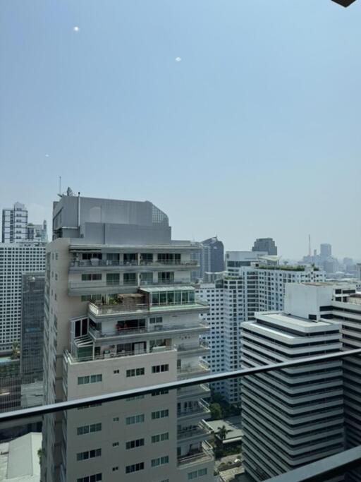 Cityscape view from a high-rise building