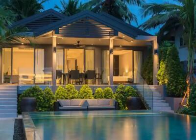 Absolute Oceanfront Luxury Villa For Sale In Natai Beach