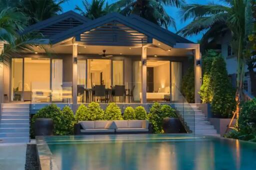 Absolute Oceanfront Luxury Villa For Sale In Natai Beach