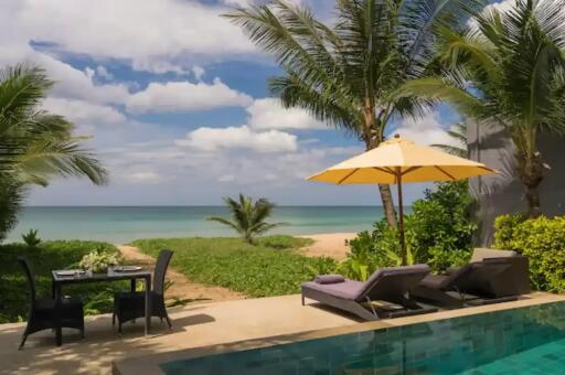 Absolute Oceanfront Luxury Villa For Sale In Natai Beach